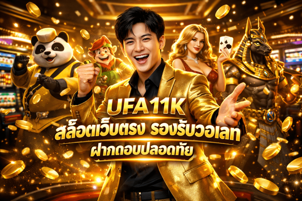 UFA11K สล็อตเว็บตรง รองรับวอเลท ฝากถอนปลอดภัย